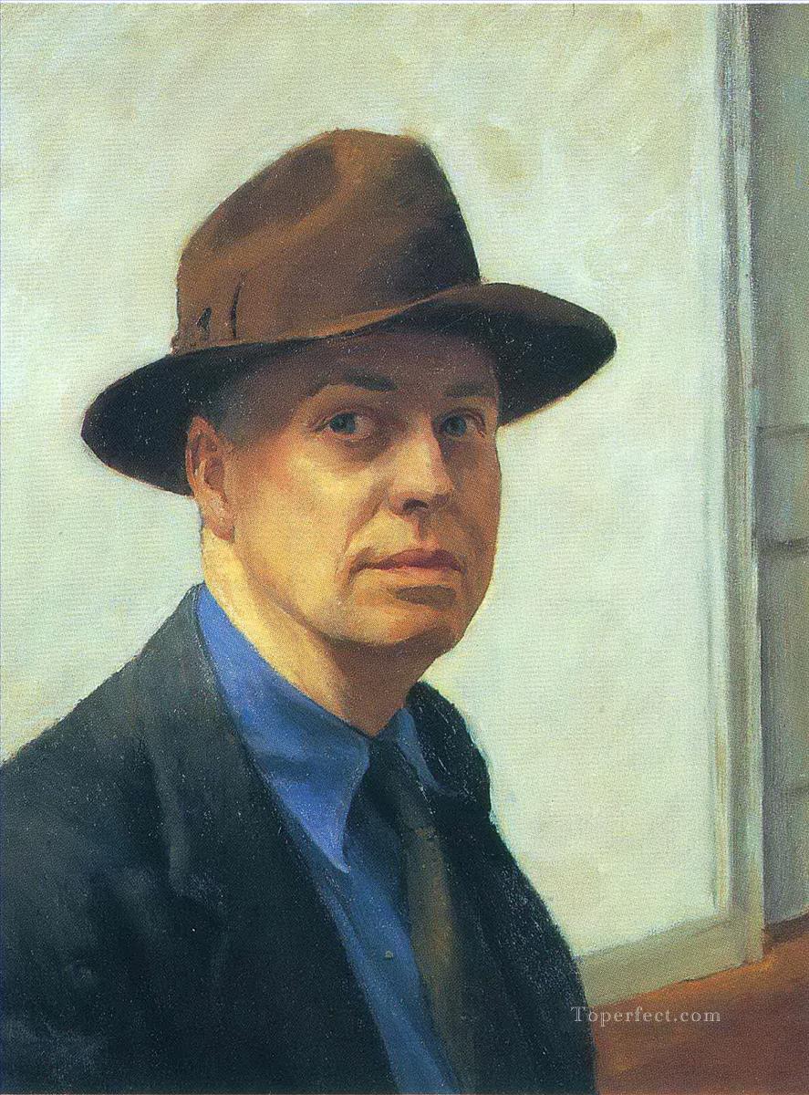 自画像 1930年 エドワード・ホッパー油絵